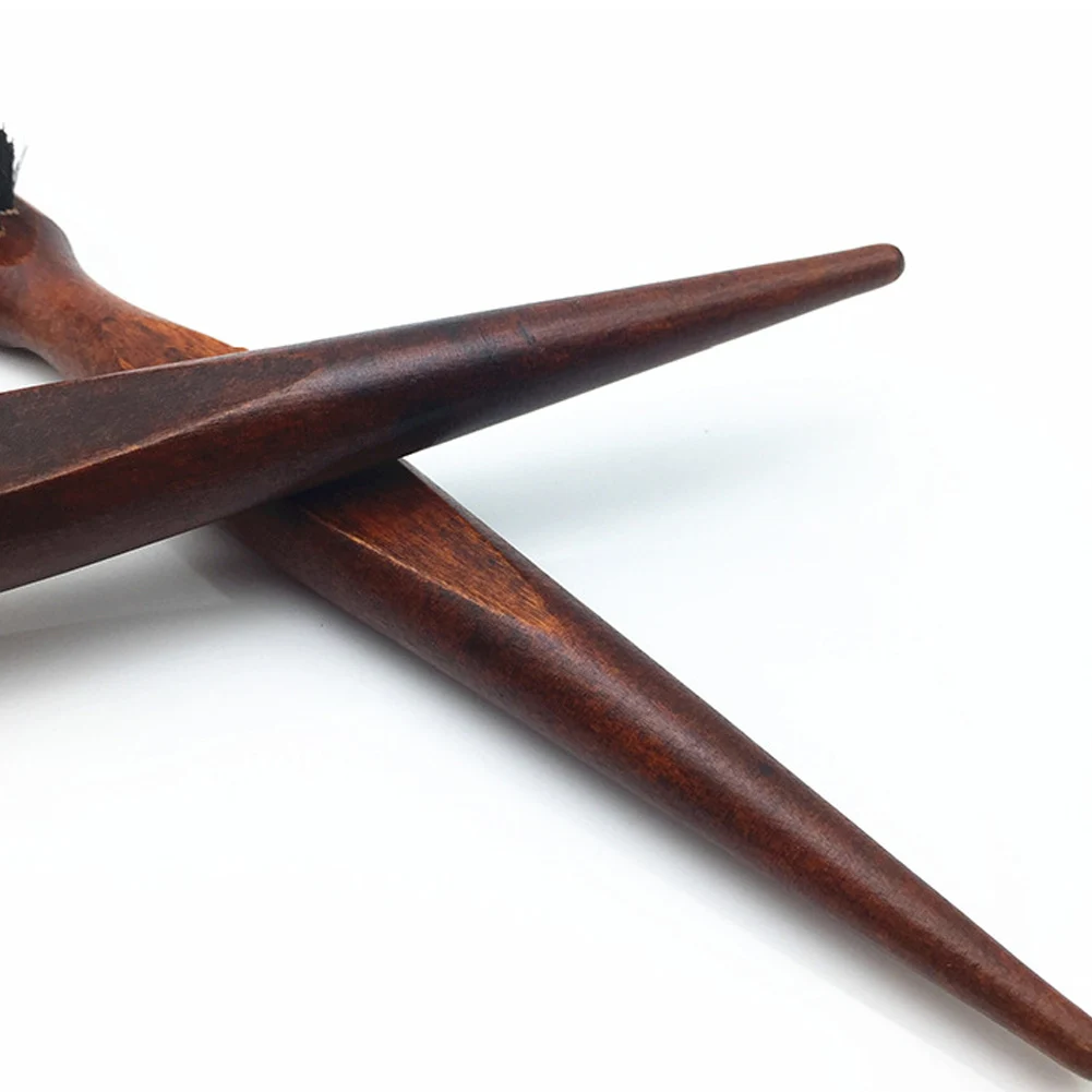 Деревянная расческа с 3 рядами ворса для волос инструмент укладки волос|Расчески|