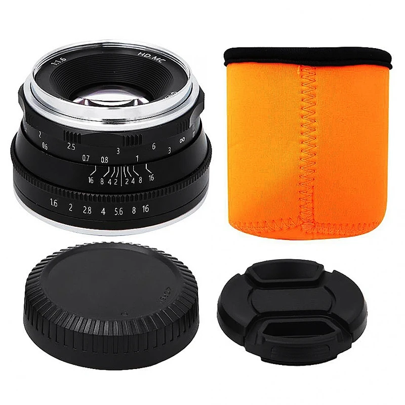 35 мм F1.6 мини-объектив с фиксированным фокусом подходящий ручной основной