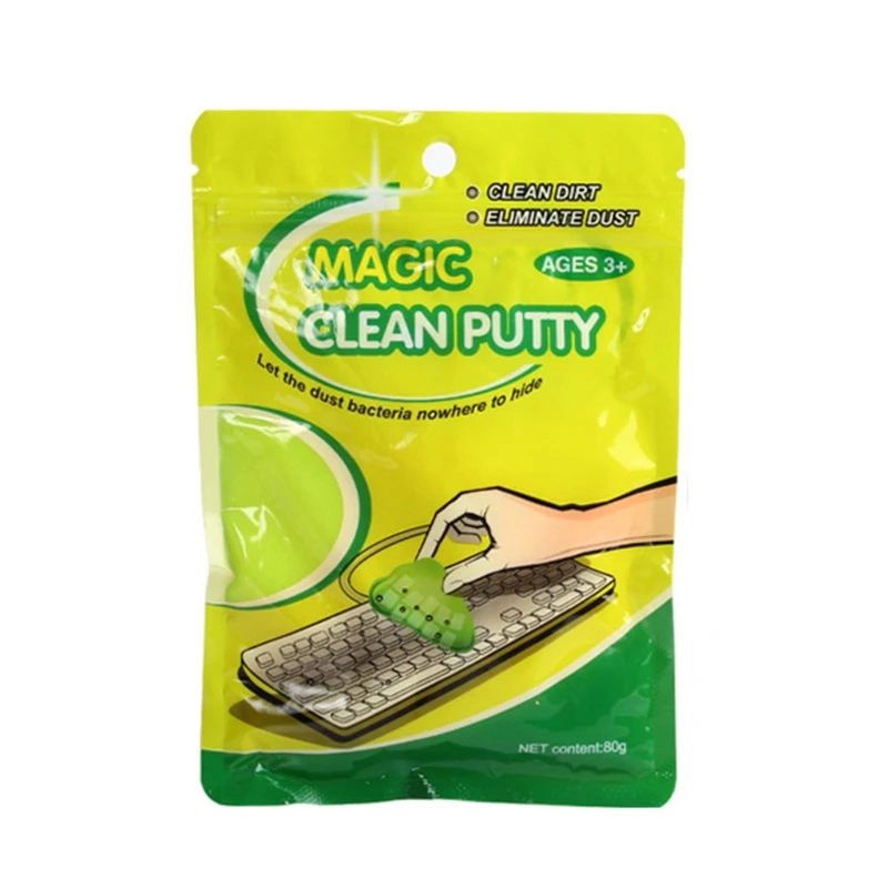 Cleaning Gel Universal Dust Cleaner for PC Keyboard Car Vent Laptop Dusting Home and Office Electronics Props | Компьютеры и офис