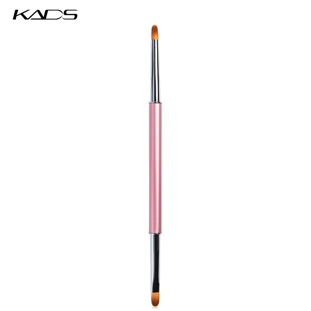 KADS НОВЫЕ 1 шт. Профессиональный Искусство Ногтей ручка Двойной Головы Ручка Щетки