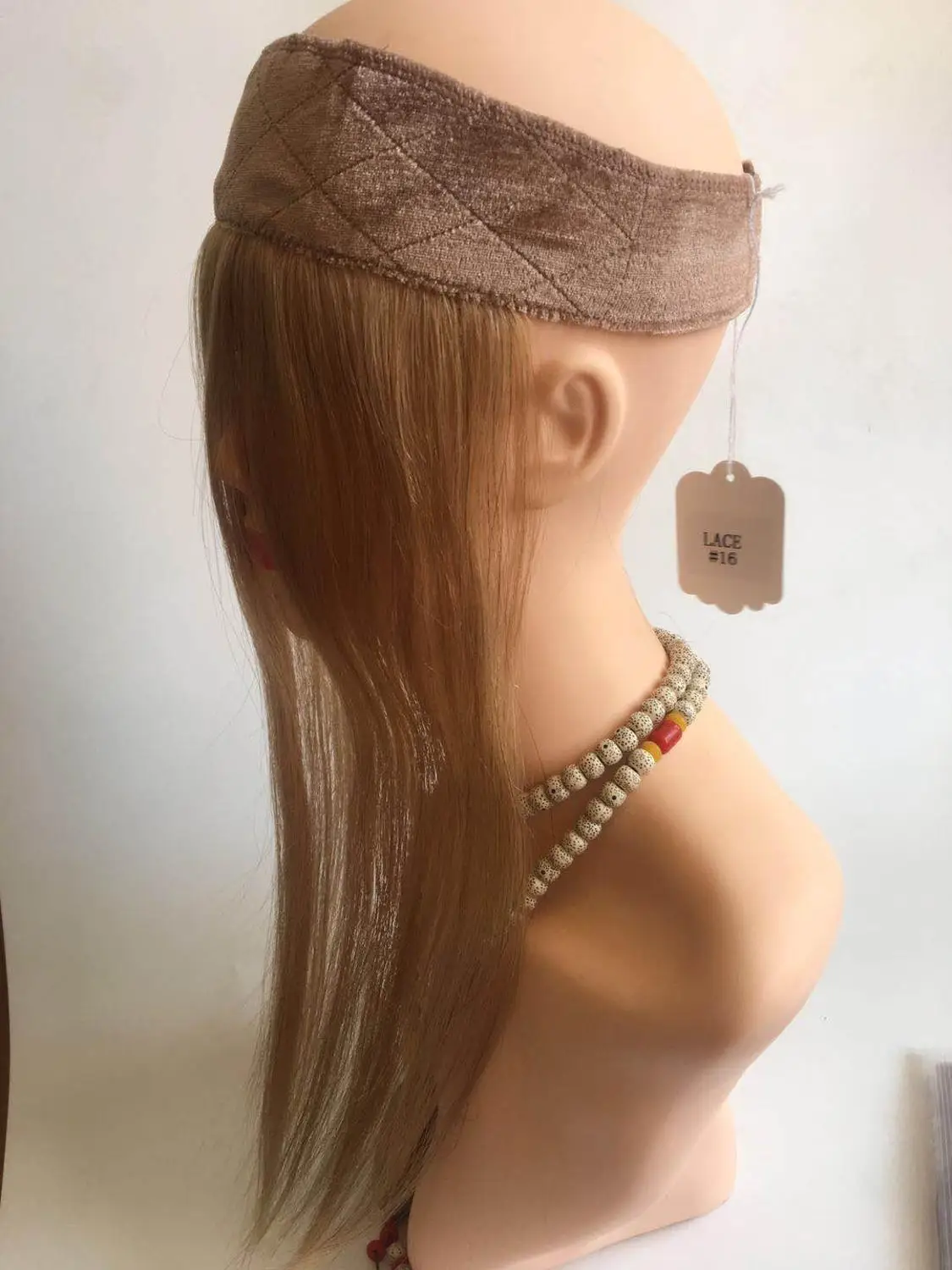 100% европейская повязка для волос на голову кружевной парик еврейских париков