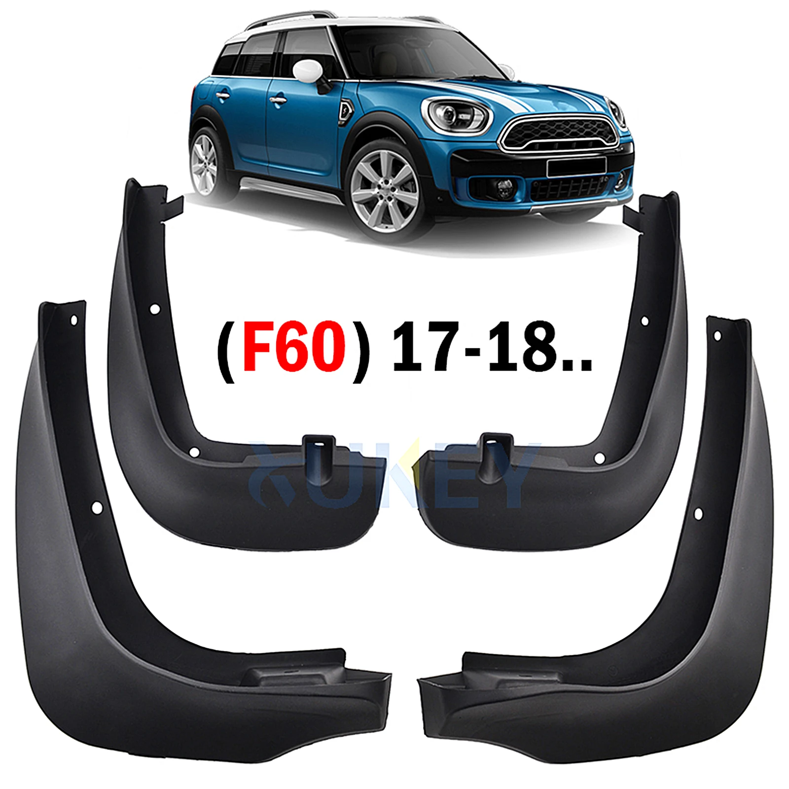 

OE Styled Car Mud Flaps For Mini Countryman F60 2017 2018 2019 2020 Mudflaps Splash Guards Mud Flap Mudguards Front Rear Fender