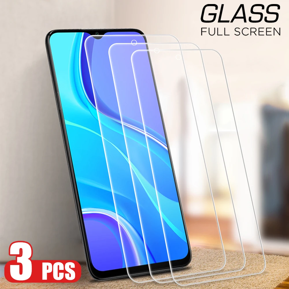 

3 шт. Защитное стекло для экрана для Xiaomi Poco M3 X3 NFC Закаленное стекло пленка для Mi Poco C3 M2 X2 Pocophone F1 Передняя прозрачная пленка