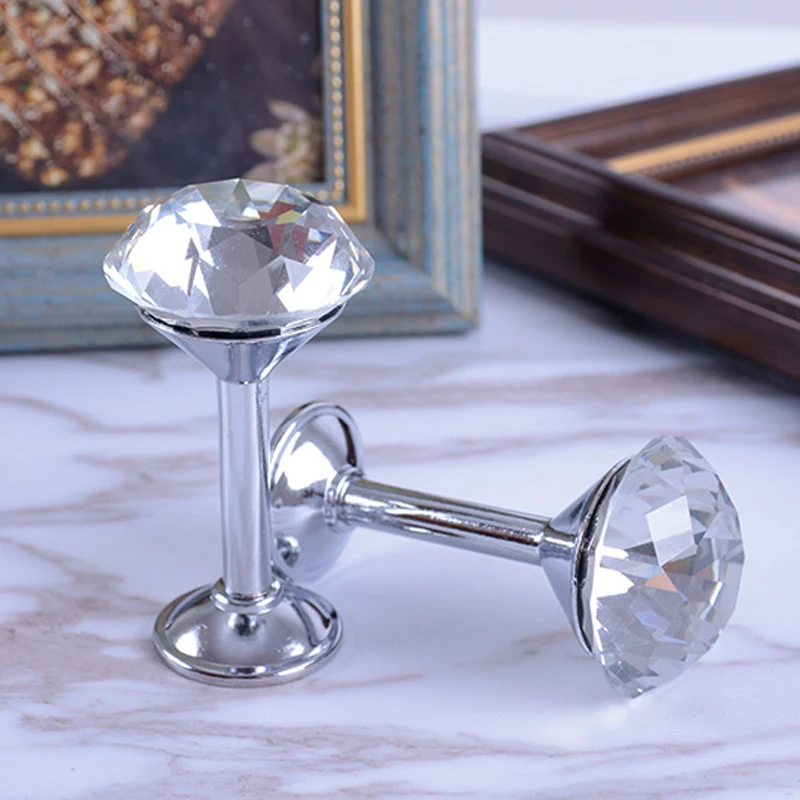 Zollor цинковый сплав акрил пара маленький кристаллический крючок настенная шторка