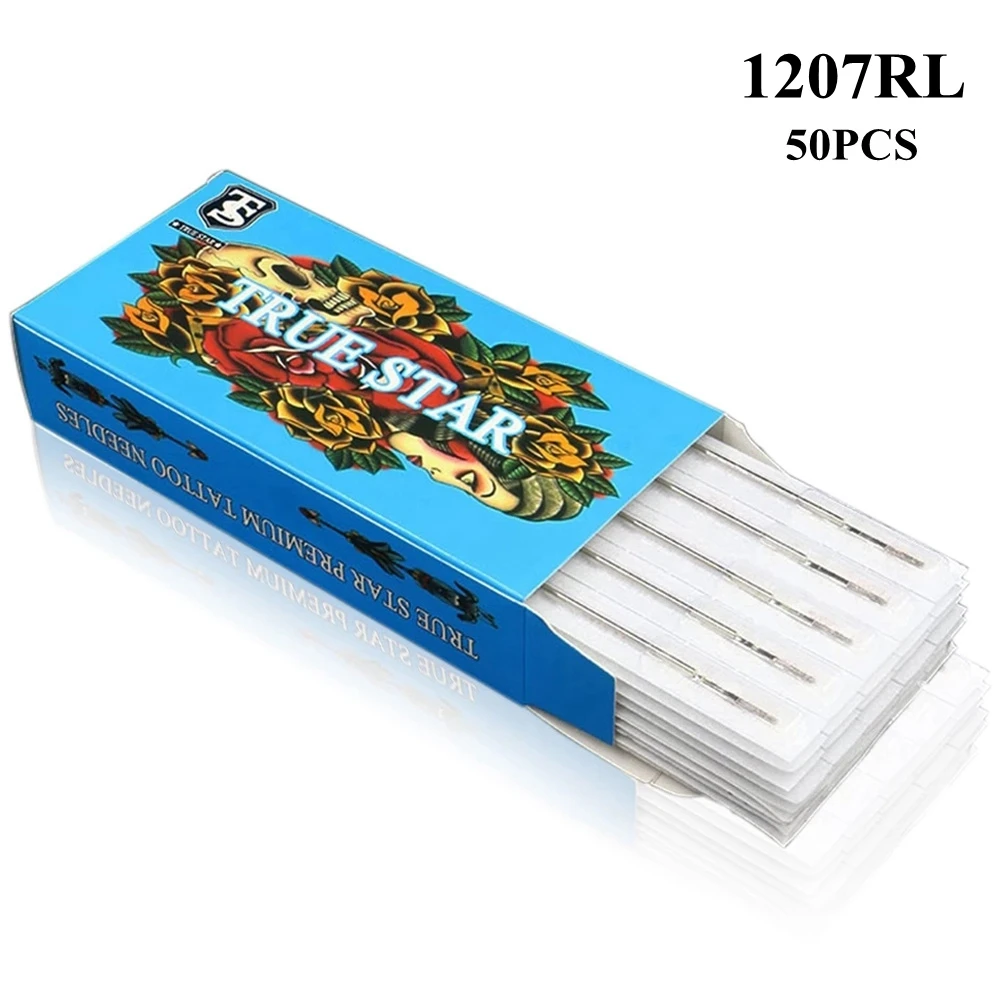 

Тату-иглы круглые из нержавеющей стали, 50 шт.