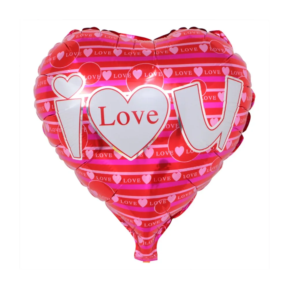 1 шт 18 дюймов в форме сердца I Love You фольгированные шары сердце Свадьба День святого Валентина гелиевый воздушный шар Globos вечерние украшения