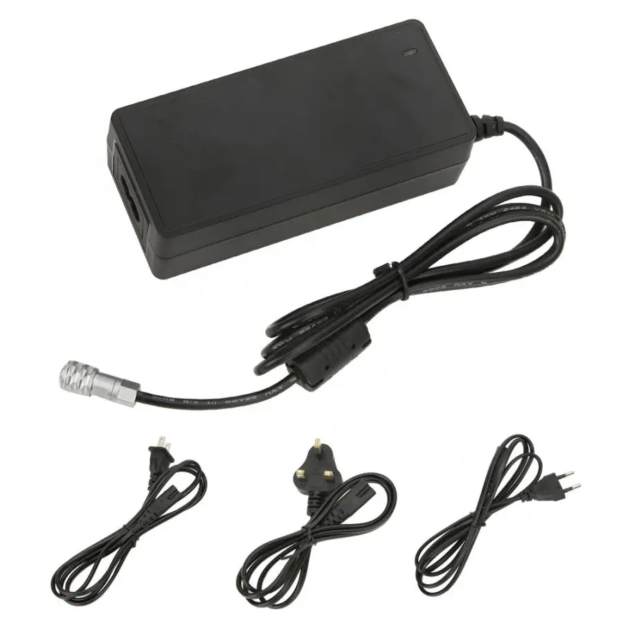 charger 4 Pins Mini XLR 12V 3A Power Supply Charger Adapter for BMPCC 4K Video Camera Black | Электроника