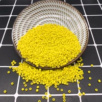 new 2 3 4mm size glass with seed spacer beads jewelry making fitting yellow