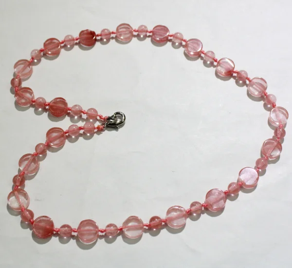 Женские круглые бусины ручной работы ожерелье из натурального искусственного