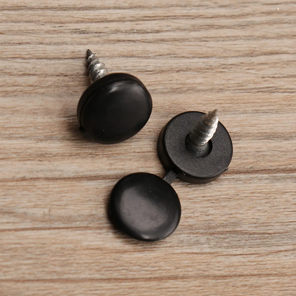 100 шт./упак. цветная откидная крышка для пластикового винта Складная гайки кнопок