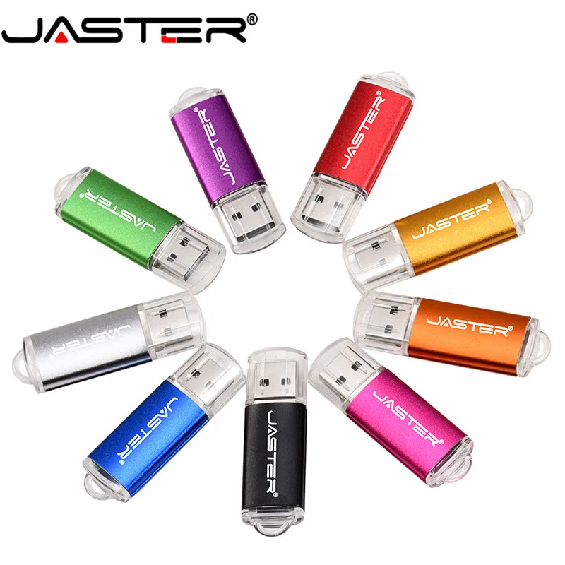 JASTER mini Pen drive USB Flash Drive 4gb 8gb 16gb 32gb 64gb 128gb pendrive metal usb 2.0 flash drive memory card Usb stick