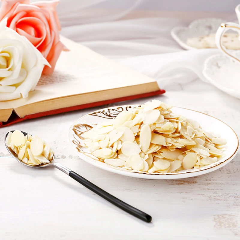 250 г/500 г синие алмазные запеченные ломтики миндаля ультратонкие большие