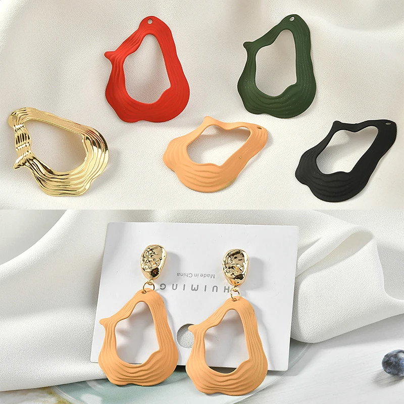 Серьги-капельки из сплава абстрактные осенне-зимние 6 шт. | Украшения и аксессуары