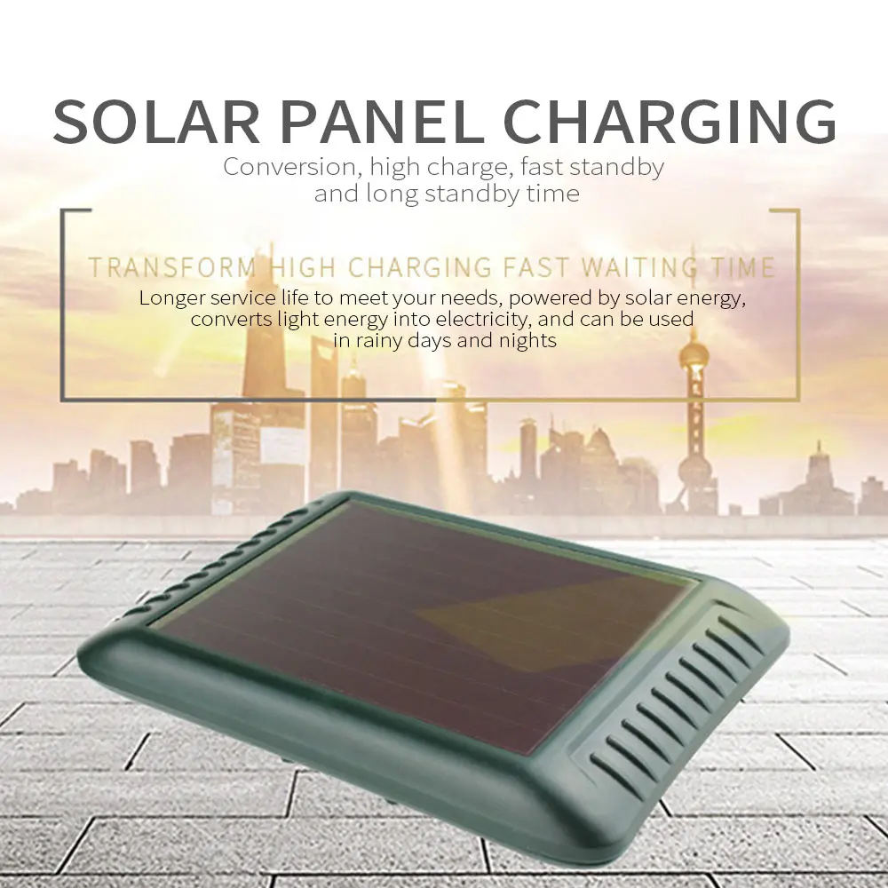 

Solar Ultrasonic Animal Repellent Motion Sensor Outdoor Garden Use Ultrasonic Snake Mouse Fox Sonic Deterrent Mosquito Repellent