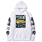 Мужская толстовка с капюшоном и принтом, в стиле Харадзюку