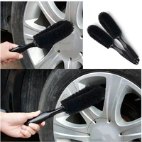 1 pcs portable car wheel cleaning brush auto tire washing scrubber plastic handle hub brush automobiles wash tools supplies