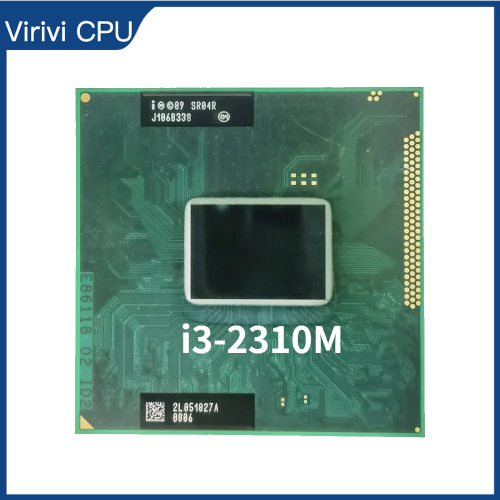 Intel Core i3 2310M SR04R 2 1 ГГц двухъядерный четырехпоточный процессор Porcessor L2 = 512M L3 3M 35W Socket