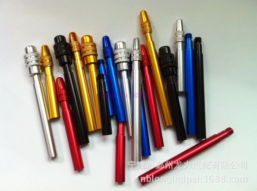 DHL или Fedex 200 шт велосипедный дорожный алюминиевый удлинитель клапана французский