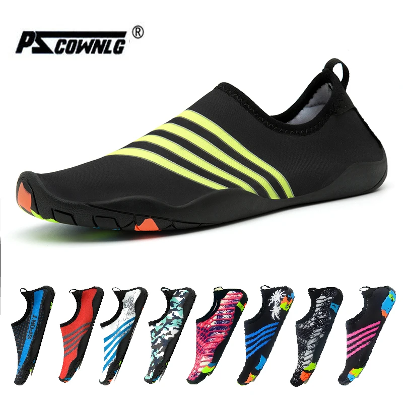

Men Shoes Aqua Shoes Beach Seaside Quick Dry Unisex Lovers Couple Footwear Big Size Outdoor Swimming Diving Sneakers