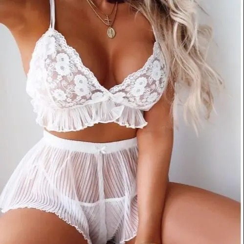 

New sexy fashion lace underwear underwear set pajamas sexy lace underwear set Lenceria lingerie erotic sexy lingerie for women