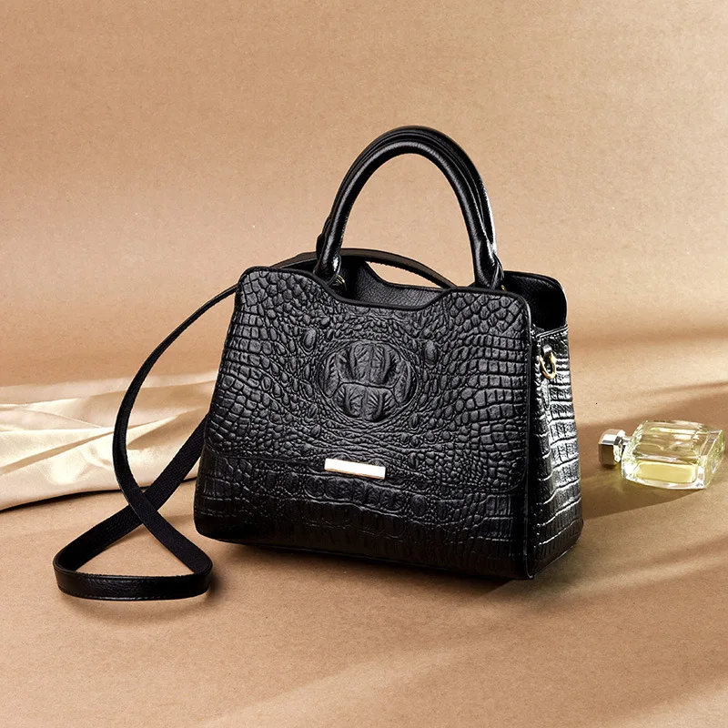 2019 alligator luxury handbags women genuine leather bags female designer shoulder tote crossbody hand bag ladies pochette bolsa free global shipping