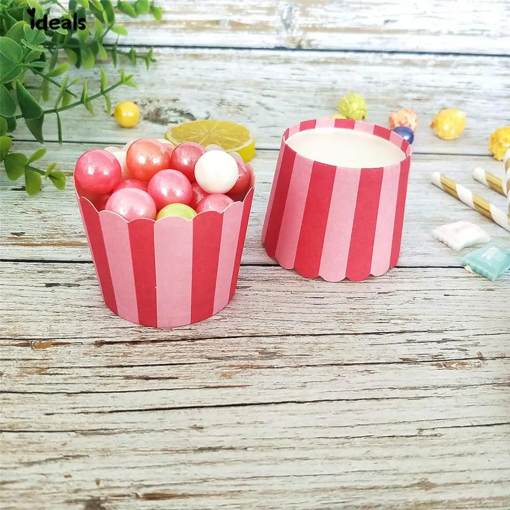 50 шт. больше темно и светильник розового цвета с полосками звездами Бумага