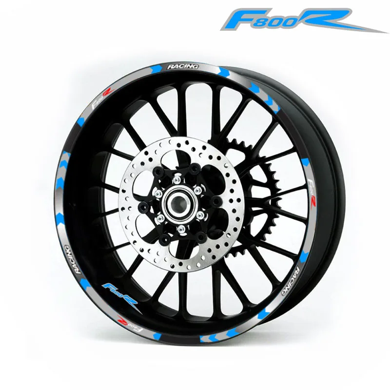 High quality 12 Pcs Fit Motorcycle Wheel Sticker stripe Reflective Rim For BMW F800R | Автомобили и мотоциклы