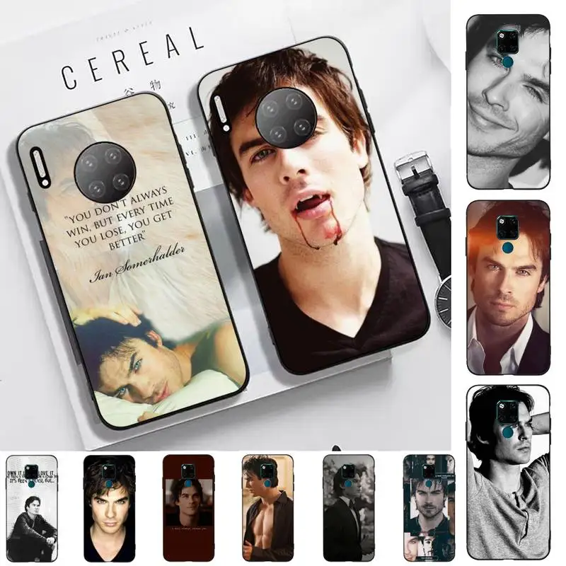 

TOPLBPCS The Vampire Diaries Ian Somerhalder Phone Case for Huawei Mate 20 10 9 40 30 lite pro X Nova 2 3i 7se