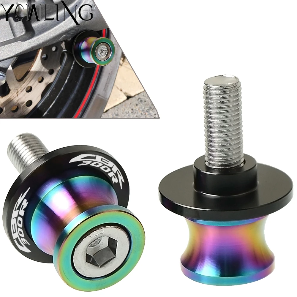 

8mm Swingarm Stand Screws Motorcycle Swing Arm Spools Sliders bobbins FOR honda CBR300R CBR 300R 2014 2015 2016 2017 2018 2019