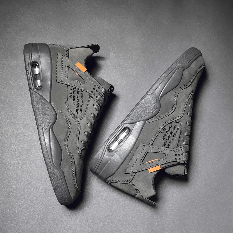 

2021 Summer New Air Cushion Basketball Sneakers Casual Shoes Basketball Shoes Sneakers Men's Shoe Artificial Leather Shoes Women