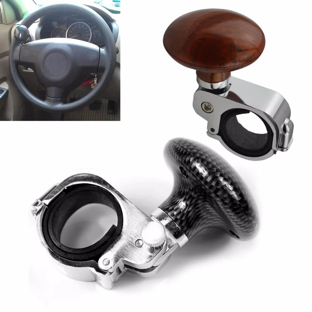 

Hot Car Steering Wheel Suicide Spinner Knob Auxiliary Booster Aid Control Handle Black Brown Universal
