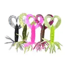 5 шт.лот 7 см1,8 г Рыболовная Приманка в форме сердца, Мягкая приманка, силиконовая приманка, Crazy Flapper, воблеры для ловли карпа, рыболовные снасти