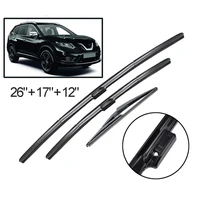 car front and rear wiper strip windshield windscreen front window for nissan x trail t32 rogue 2 2013 2019