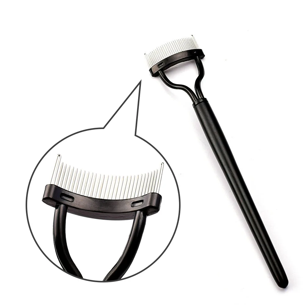 

1pc Eyelash Comb Lash Separator Lift Curl Metal Brush Mascara Guide Applicator Eyebrow Brush Curler Beauty Eye Makeup Tools