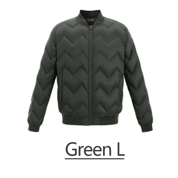 Green L Xiaomi Mijia Uleemark мужская куртка на гусином пуху легкий вес модный дизайн 20D ткань высокой плотности замок температура холодное сопротивление - Цвет: Green L