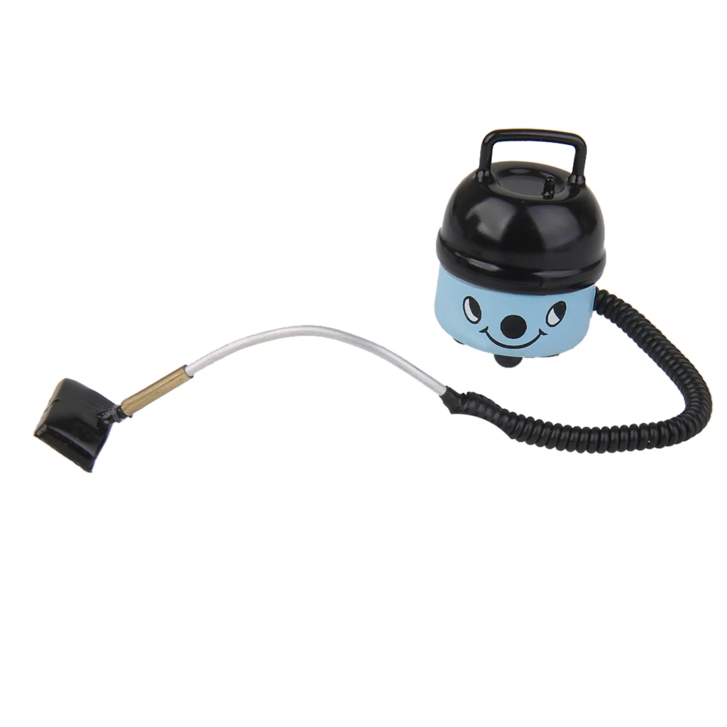 Новый пластиковый миниатюрный милый пылесос для кукольного домика 1/12