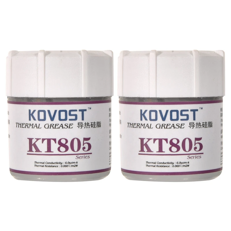 Термопаста KOVOST KT805 силиконовая фотопаста настольная с чипом для изображения