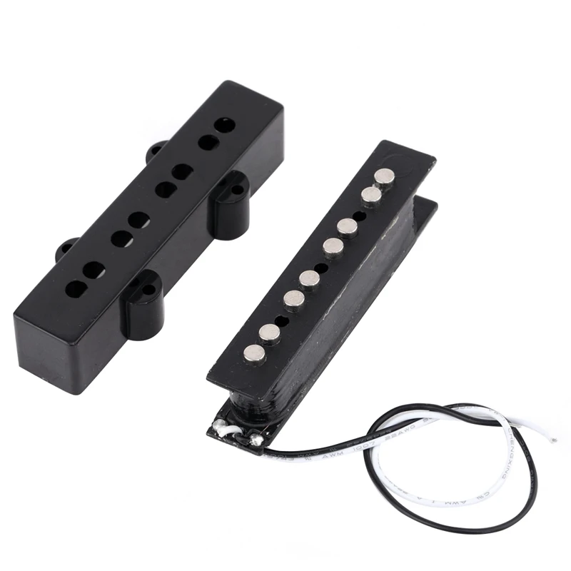 

1 Set Electric Bass Open Type Noiseless Bridge Pickup Black 92X18.3mm & 1 Set 4 String Double Coil Humbucker Pickup 57mm
