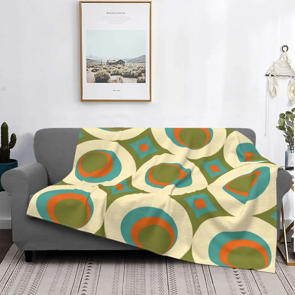 

Funk-manta Heat MICA a cuadros para cama, manta a cuadros de Anime, colcha para cama