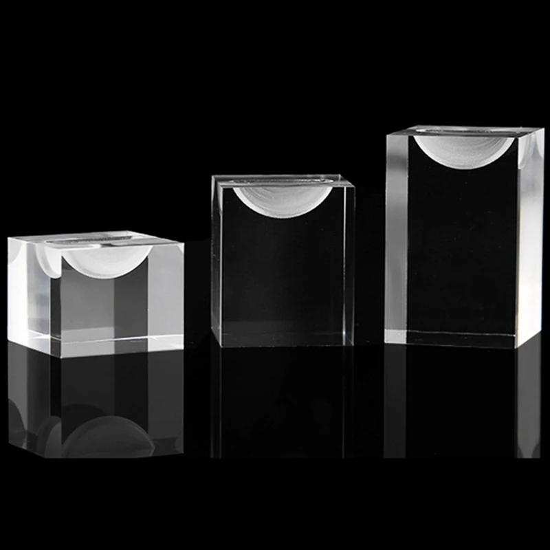 

Acrylic Square Jewelry Stand Photography Props Cosmetics Ring Display Stand Necklace Jewelry Display Stand