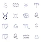 Нержавеющая сталь 12 созвездия зодиака знак талисманы изготовления ювелирных изделий ручной работы рыбы Близнецы Подвеска, женские ожерелья браслеты ювелирные изделия