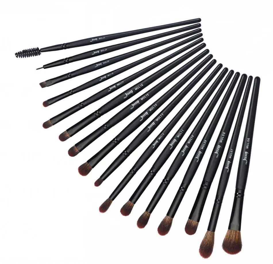 T272 Jessup pinceaux maquillage Лицо Глаза набор кисточек для макияжа черная пудра консилер Crease Shader Liner 3-21 шт. кисти для макияжа T271 - Handle Color: T272