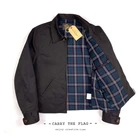 20W17 Азиатский размер моющийся винтажный ручной работы супер 10,5 унции Япония ткань и Шотландия подкладка куртка