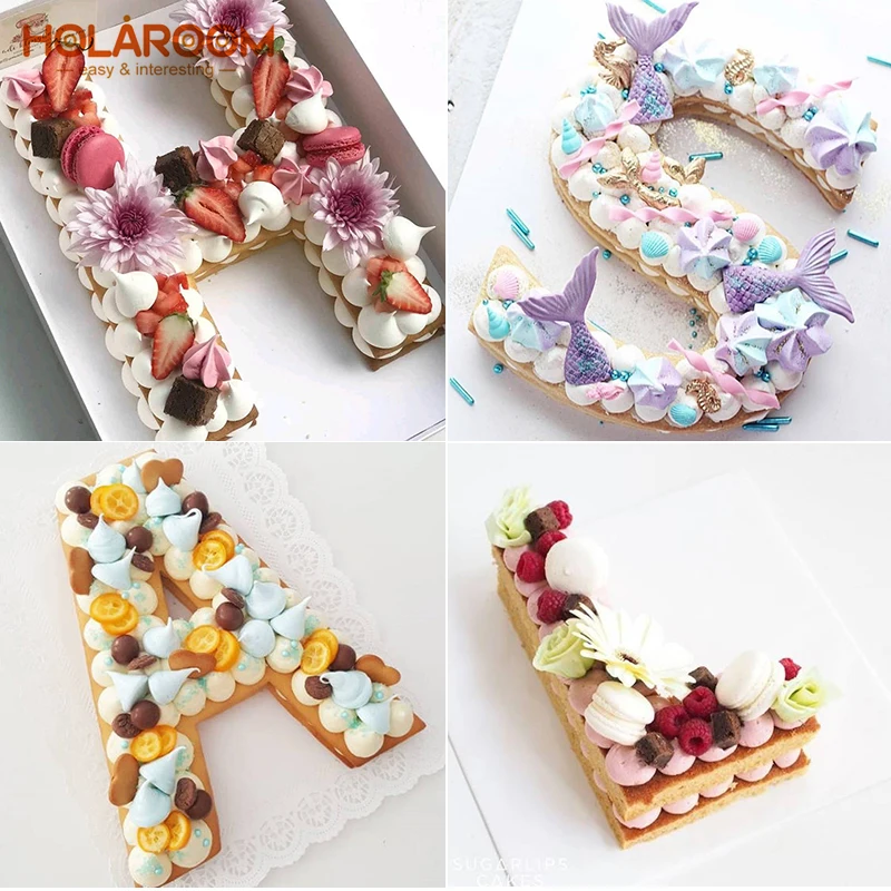 Домашние пирожные печенье шоколадное украшение форма алфавит для торта