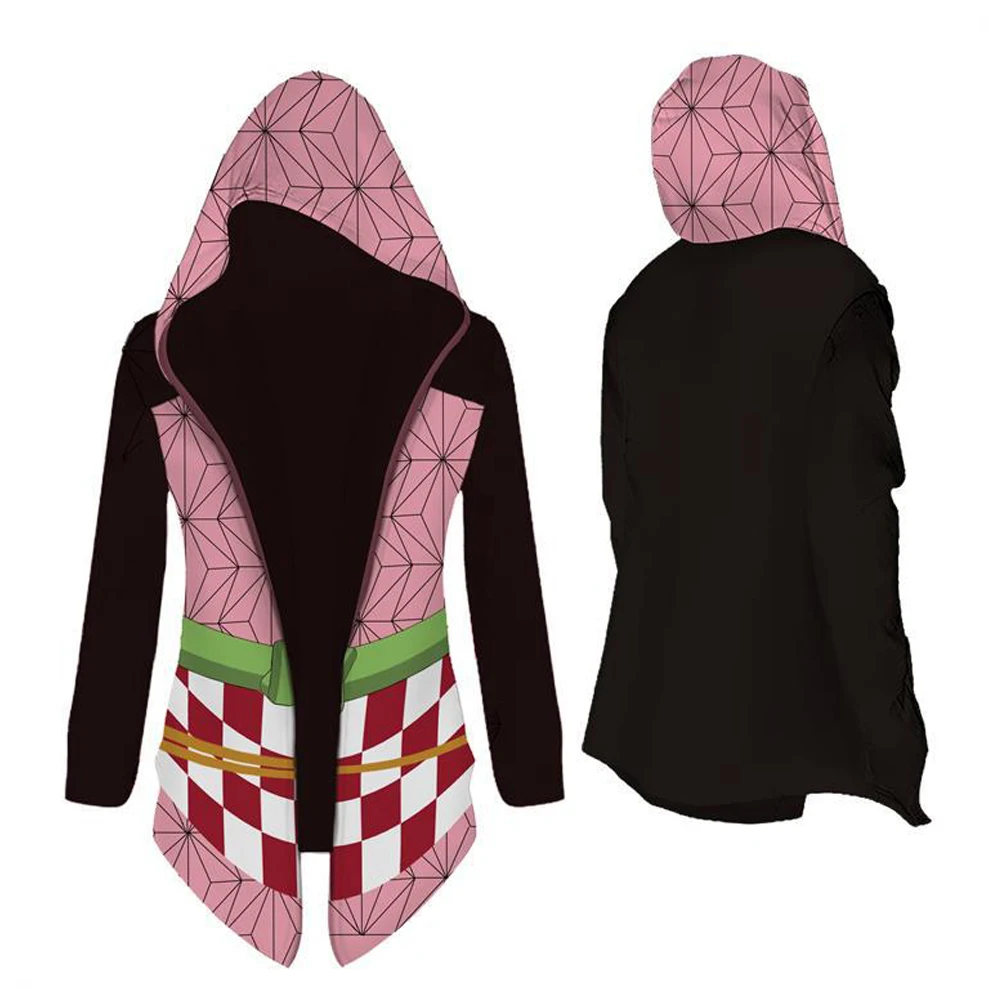 Мужская Женская ветровка куртка рассекающий демонов Тренч Kimetsu No Yaiba волейбол