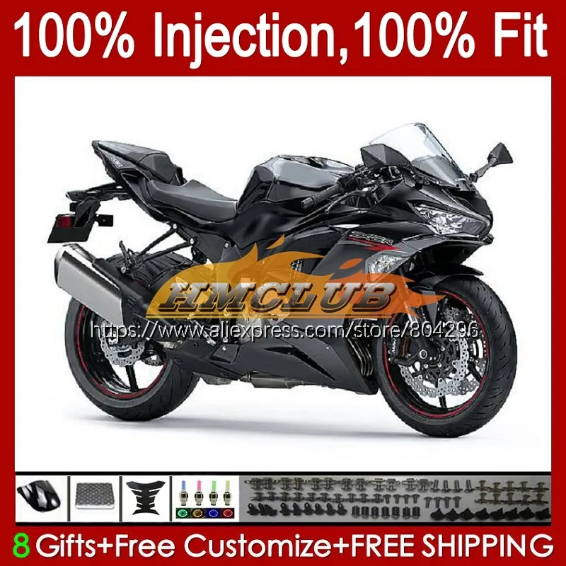 

Инжекционный комплект для KAWASAKI NINJA 650R 650 R ER6F 17 18 19 116No.22 ER6 F 17 ER 6F ER-6F глянцевый черный 2017 2018 2019 OEM обтекатель