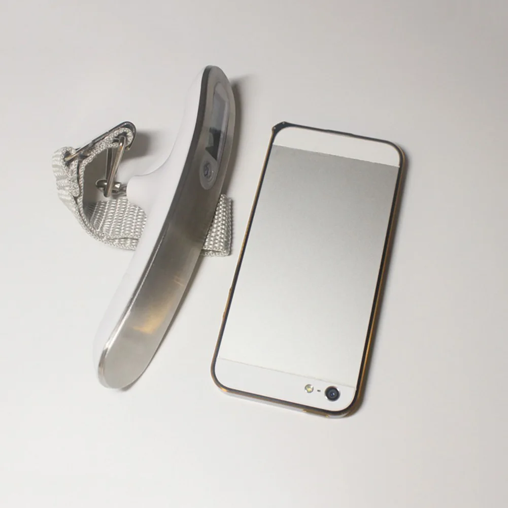 Горячие цифровые весы для багажа из нержавеющей стали весом 50 кг путешествий