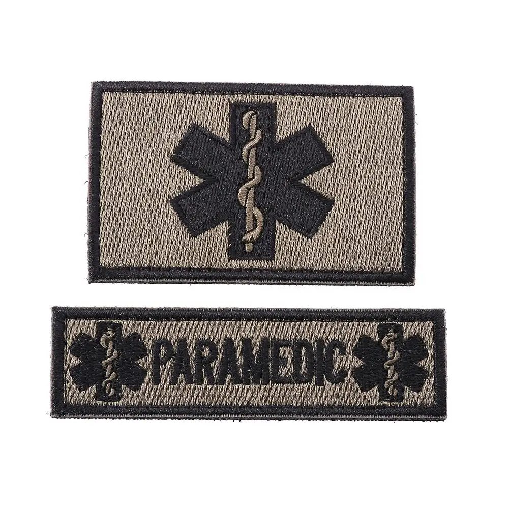 2 шт. вышивка военная нашивка экстренная медицинская техника вышитые военные