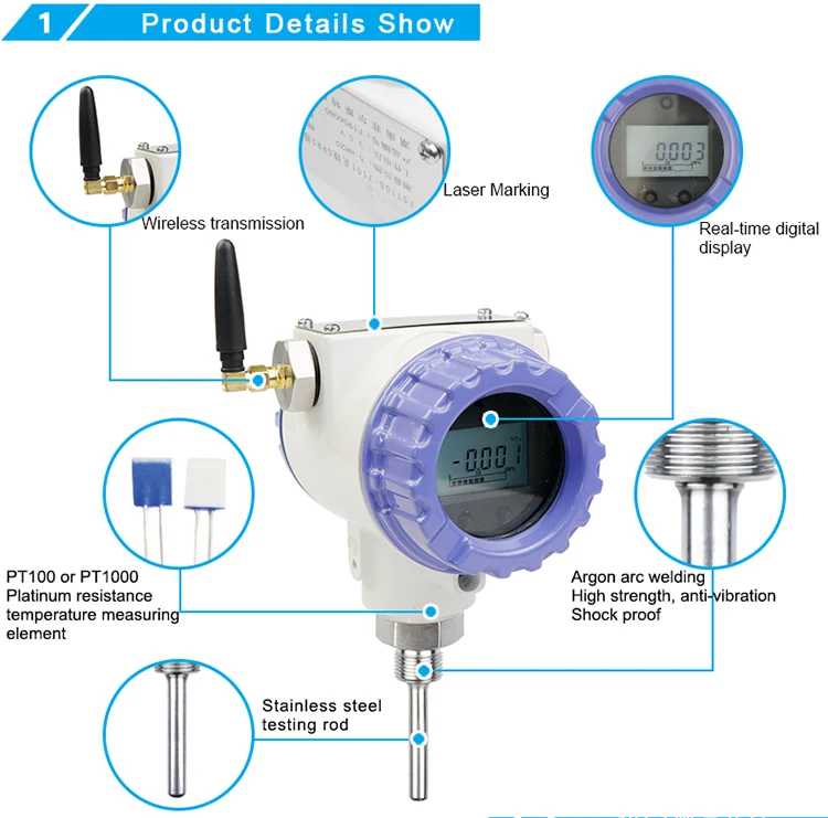 

FST100-6102 Lora wan Wireless Water Temperature Detector Sensor for Monitoring System