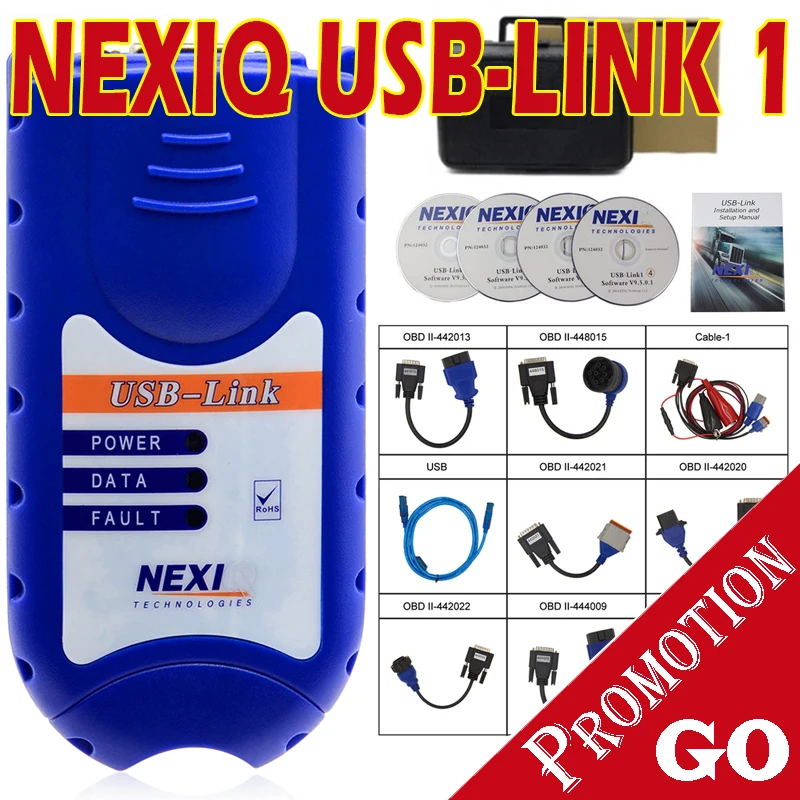 Диагностический инструмент NEXIQ USB LINK 1 для дизельных грузовиков диагностический